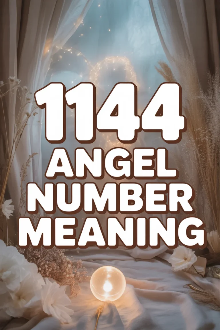 ✨ 1144 Angel Number Meaning