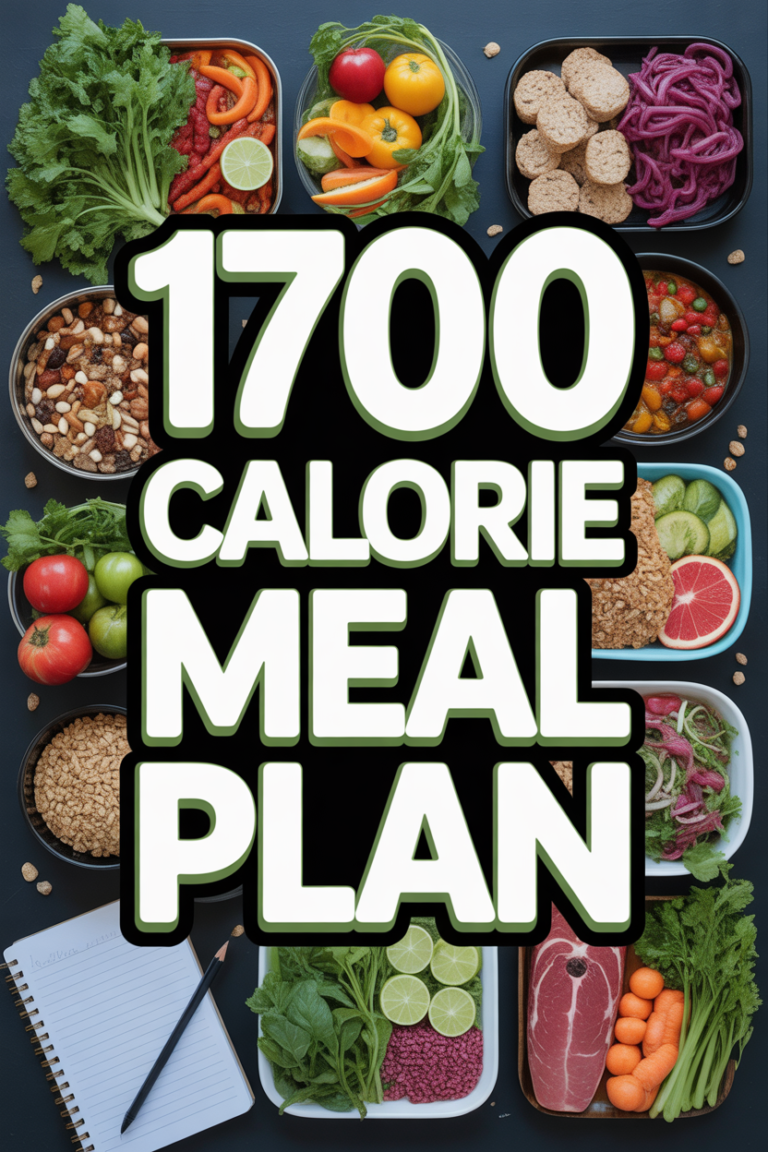 🌱 1700 Calorie Meal Plan