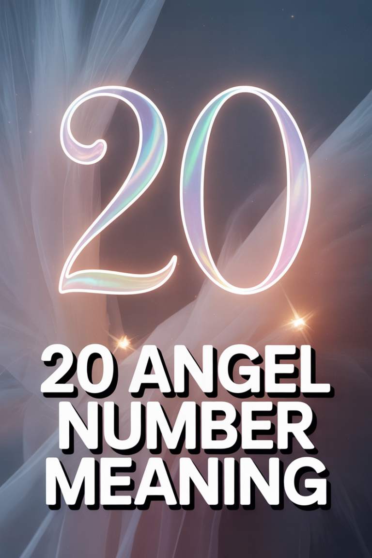 ✨ 20 Angel Number Meaning