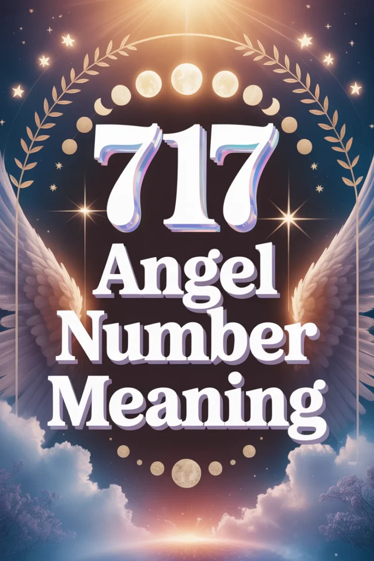 ✨ 717 Angel Number Meaning