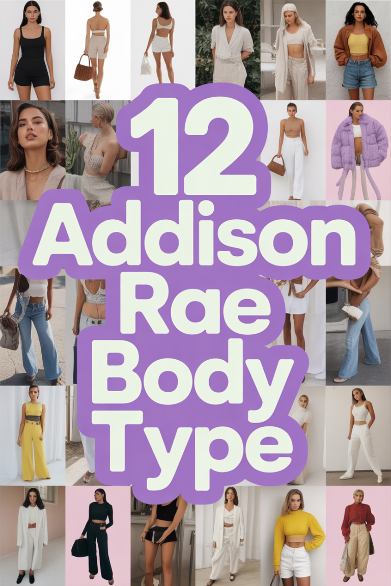 ✨ 12 Addison Rae Body Type
