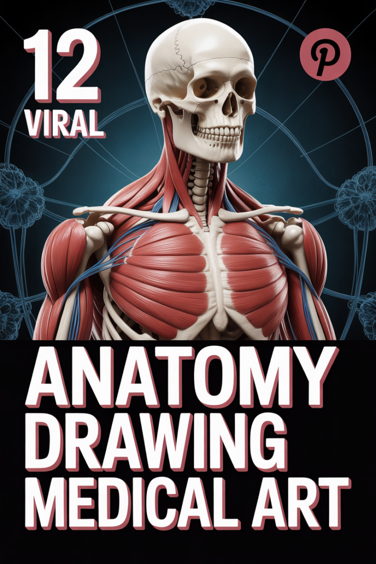 💀 12 Anatomy Drawing Medical Art