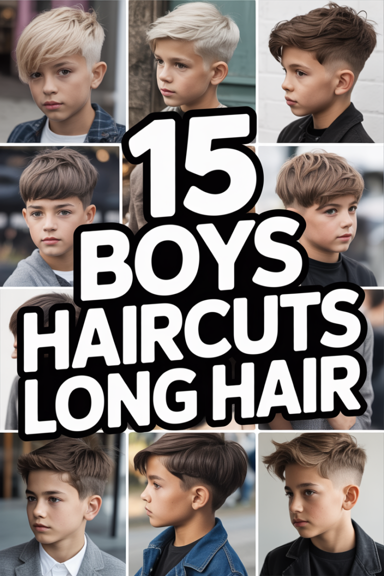 💇‍♂️ 15 Boys Haircuts Long Hair