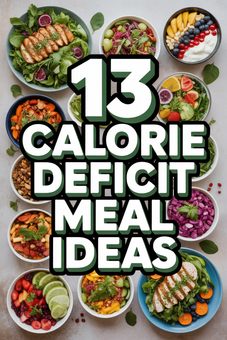 🥗 13 Calorie Deficit Meal Ideas