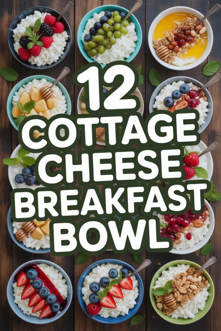 🥣 12 Cottage Cheese Breakfast Bowl