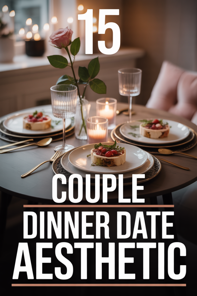 🥂 15 Couple Dinner Date Aesthetic