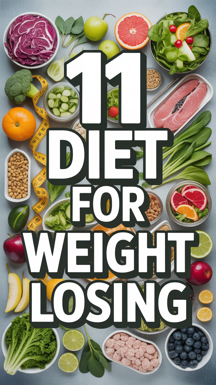 🥗 11 Diet For Weight Losing