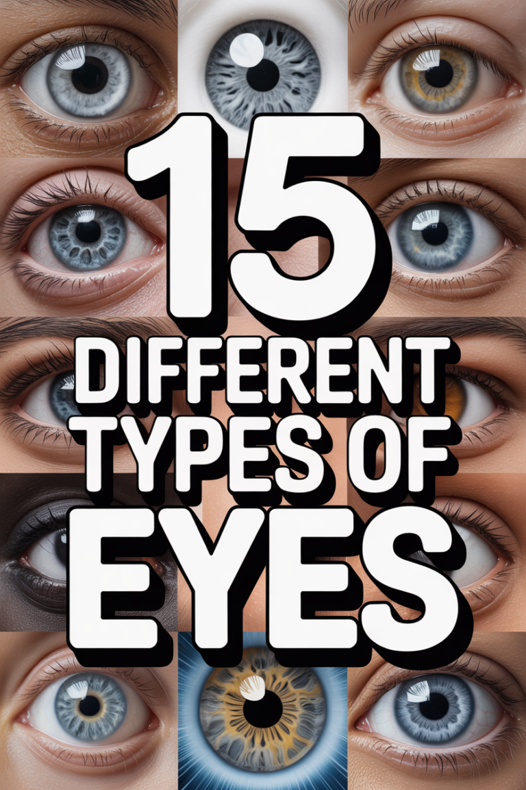 👀 15 Different Types Of Eyes