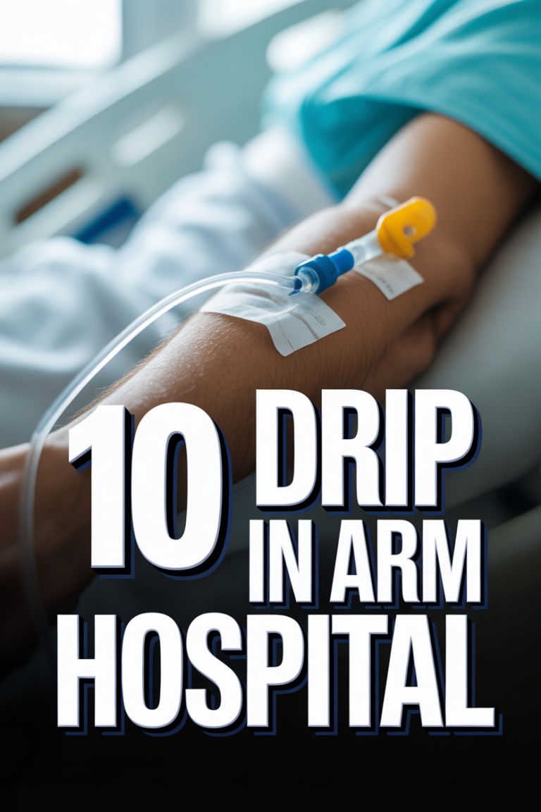 💉 10 Drip In Arm Hospital