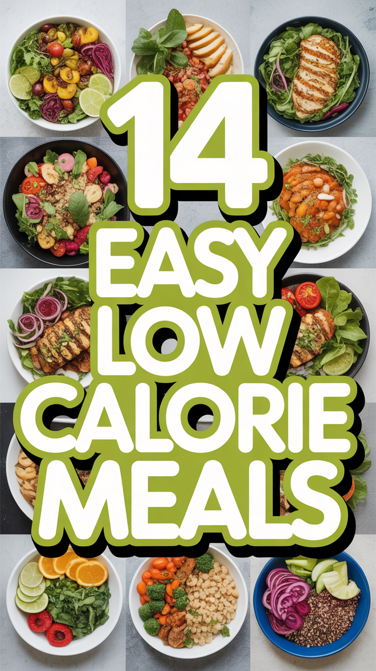 🥗 14 Easy Low Calorie Meals