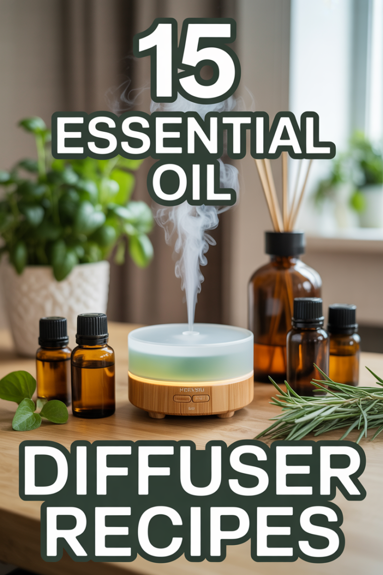 🌿 15 Essential Oil Diffuser Recipes