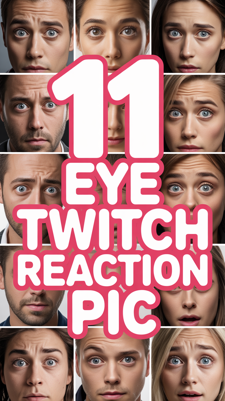 🤔 11 Eye Twitch Reaction Pic