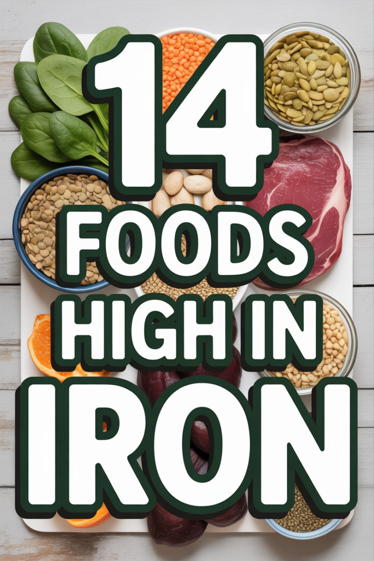 🌱 14 Foods High In Iron