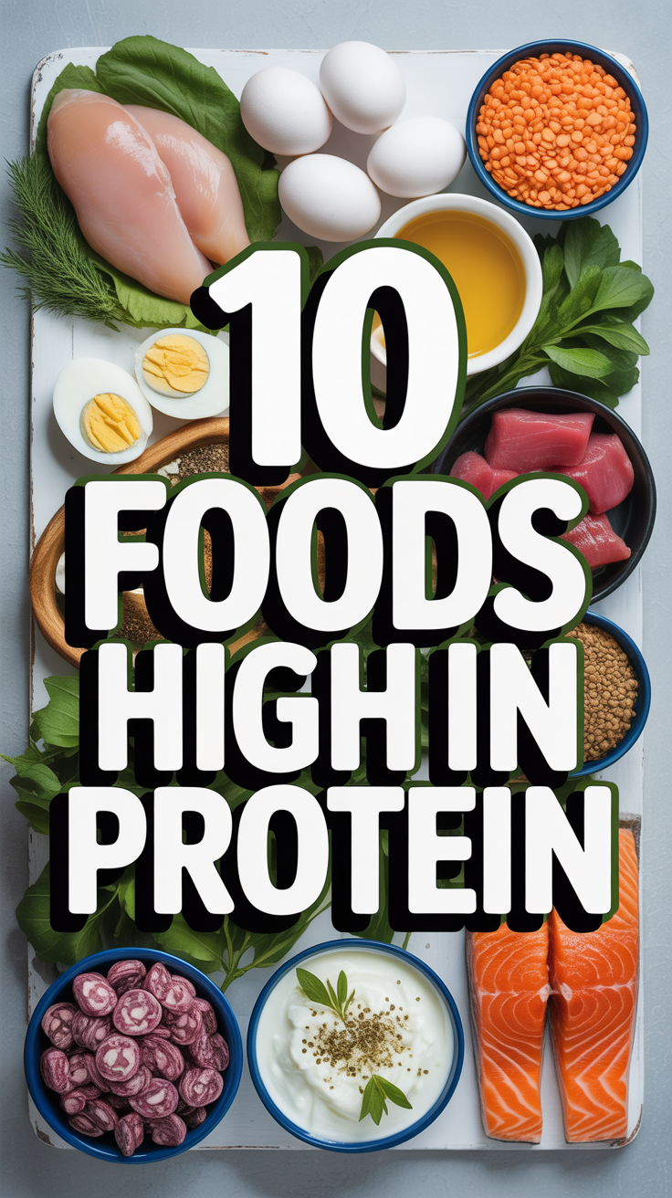 💪 10 Foods High In Protein