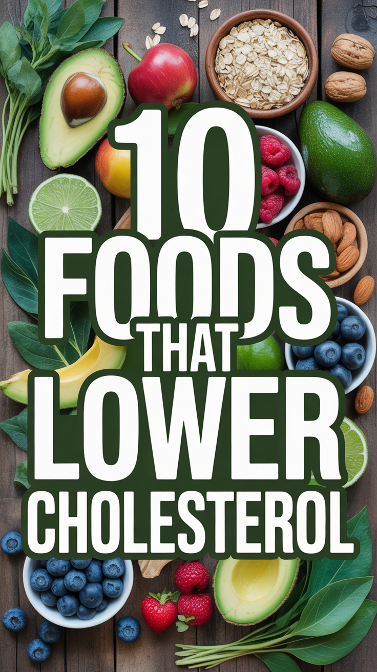 🥑 10 Foods That Lower Cholesterol