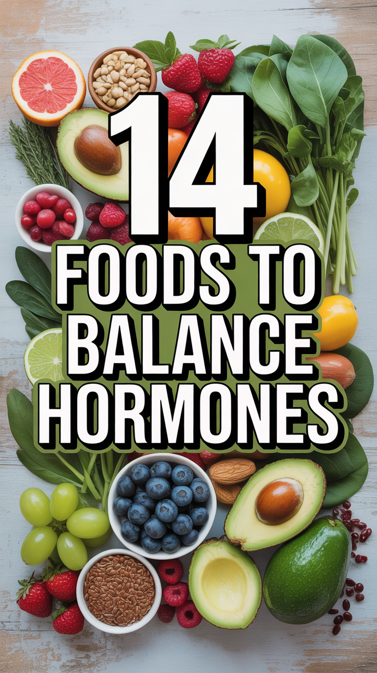 🥑 14 Foods To Balance Hormones