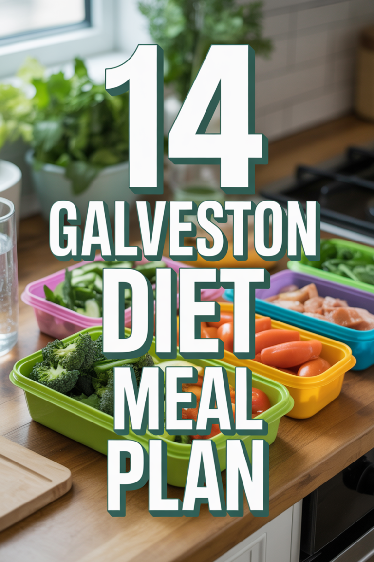 🥗 14 Galveston Diet Meal Plan