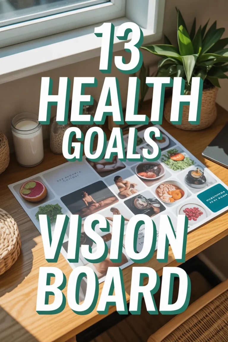 💪 13 Health Goals Vision Board