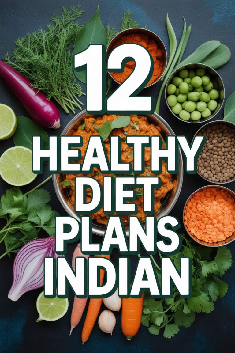 🥝 12 Healthy Diet Plans Indian