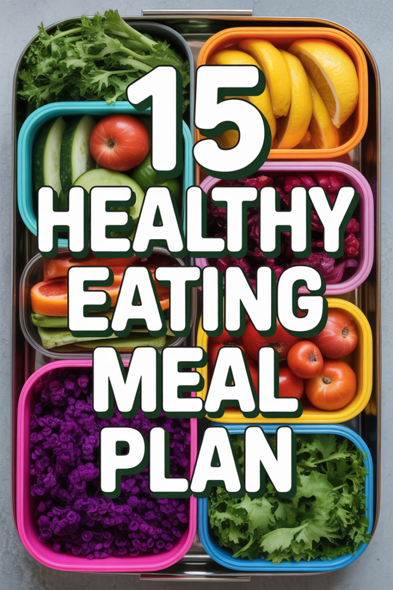 🥗 15 Healthy Eating Meal Plan