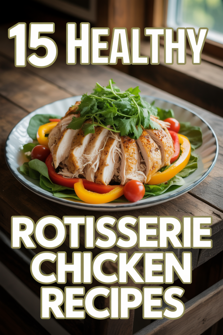 🍗 15 Healthy Rotisserie Chicken Recipes