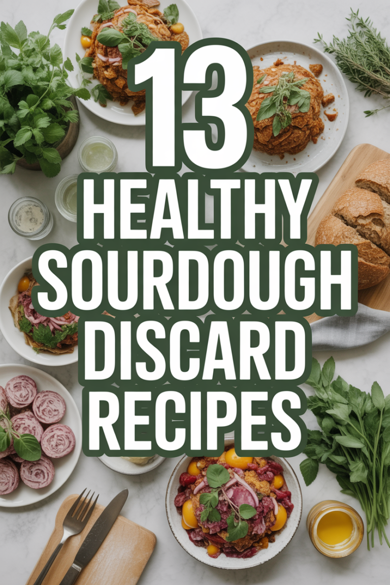 🌿 13 Healthy Sourdough Discard Recipes