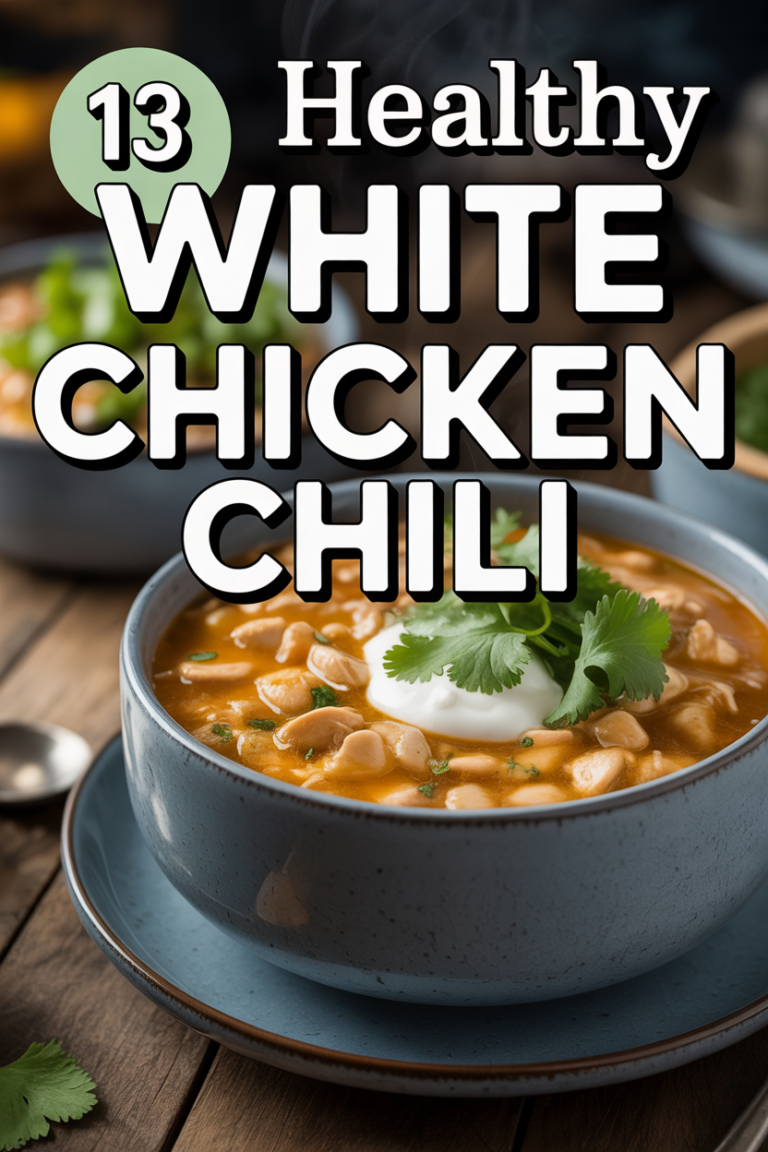 🍲 13 Healthy White Chicken Chili