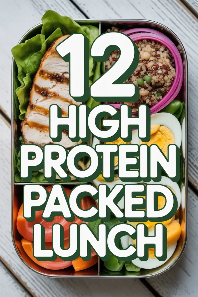 💪 12 High Protein Packed Lunch