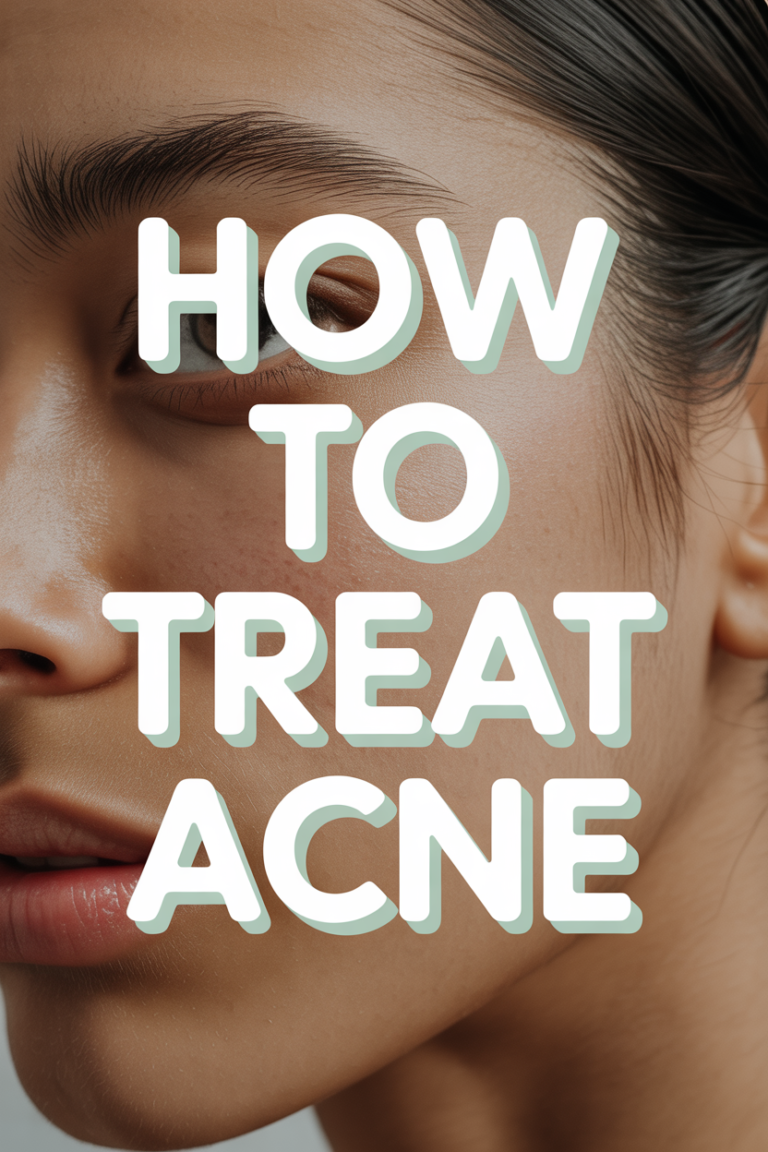 🌱 How To Treat Acne