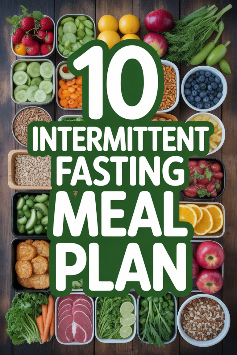 🍝 10 Intermittent Fasting Meal Plan