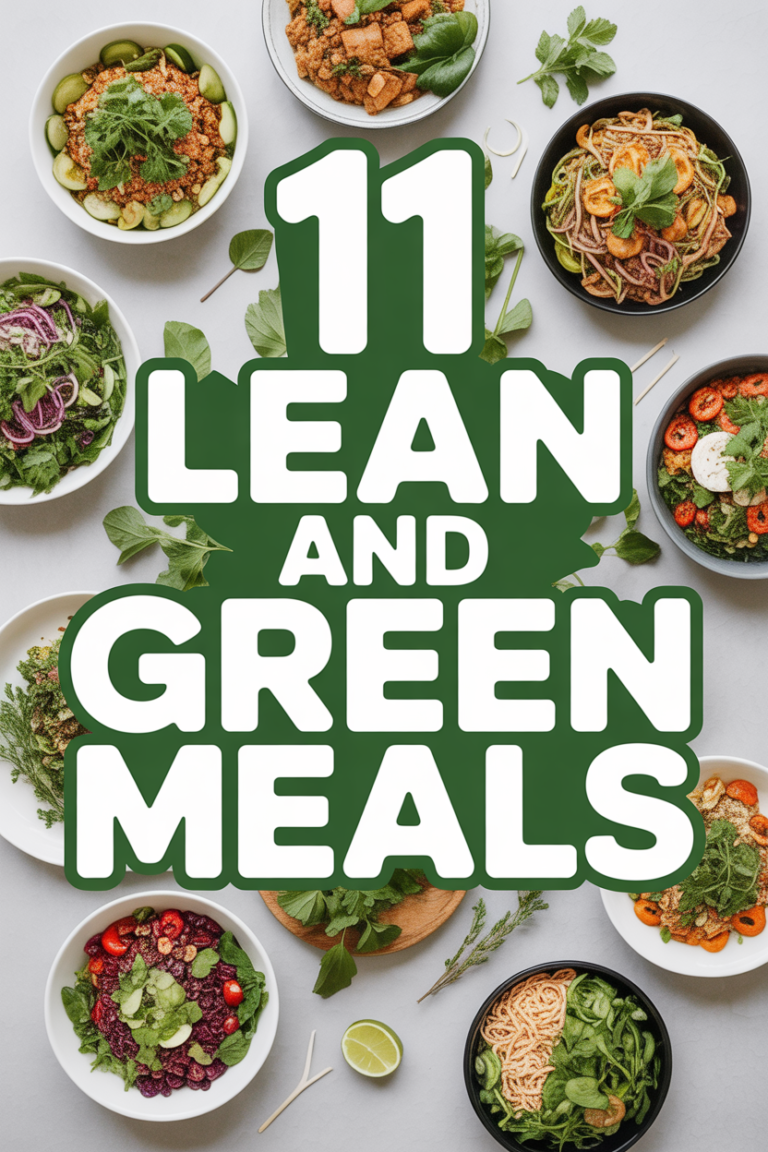 🌱 11 Lean And Green Meals