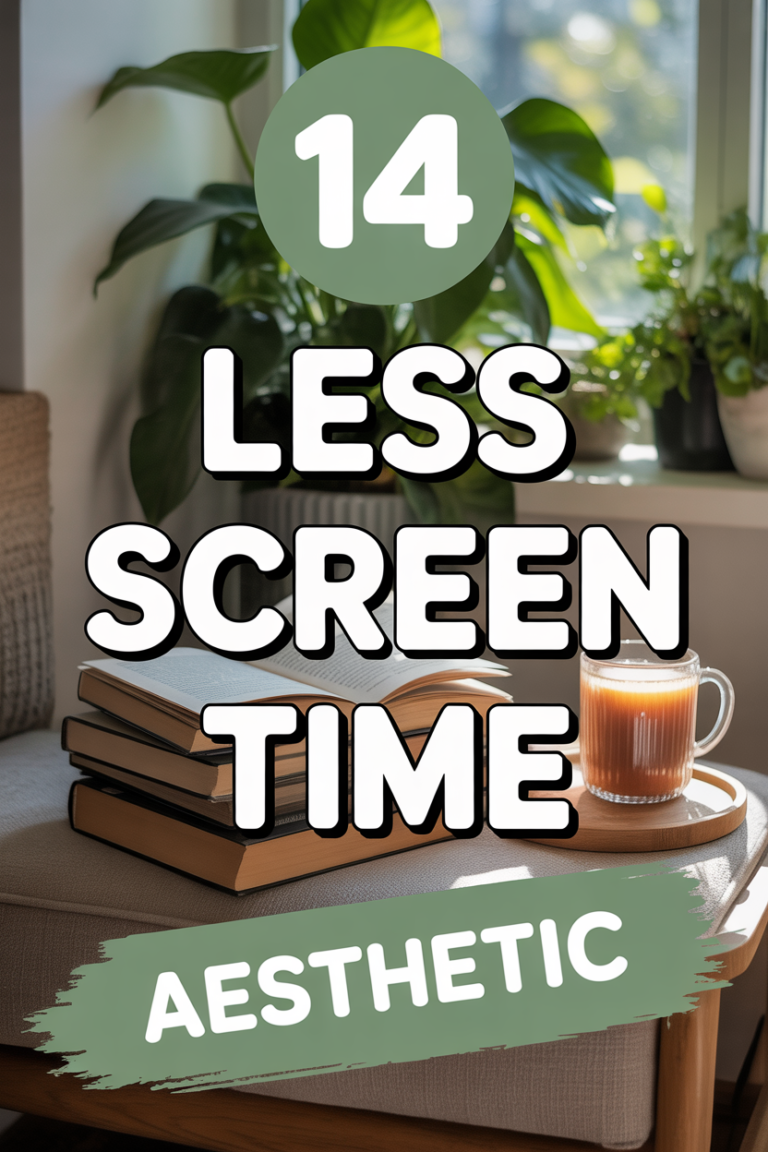📚 14 Less Screen Time Aesthetic