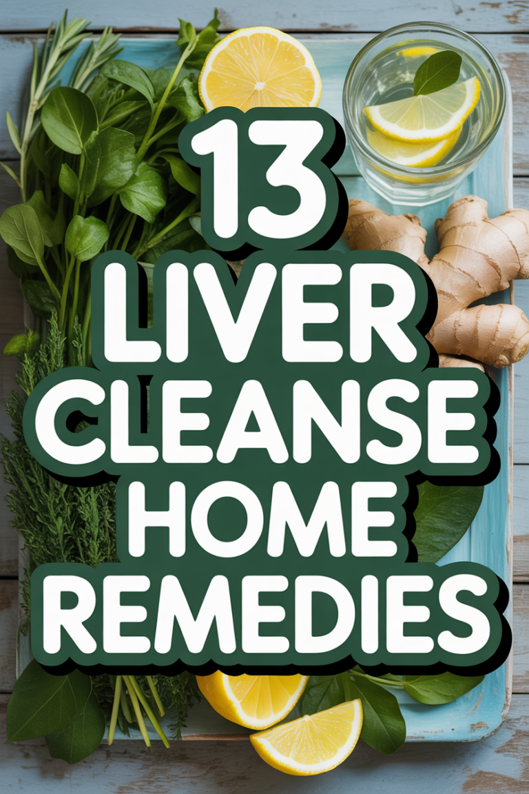 🌿 13 Liver Cleanse Home Remedies