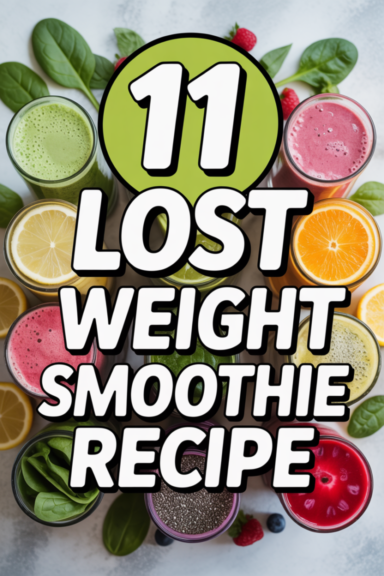 🌱 11 Lost Weight Smoothie Recipe