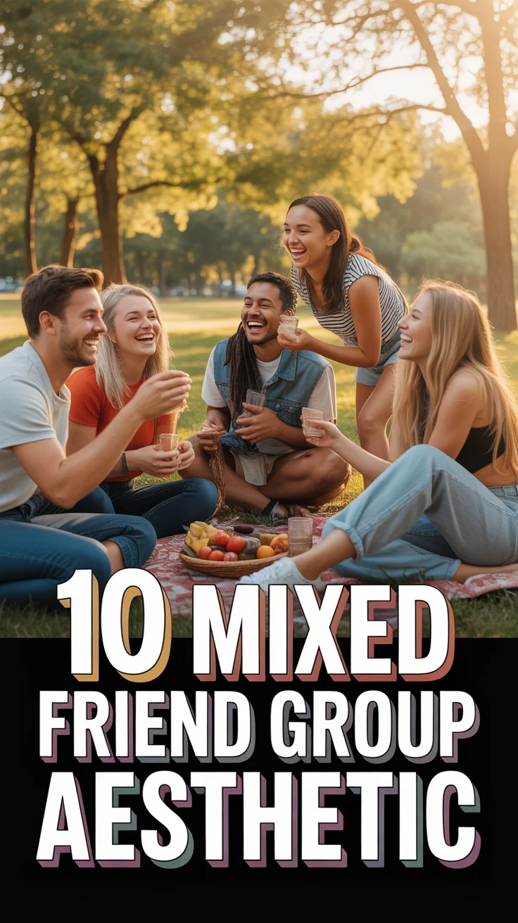 🫂 10 Mixed Friend Group Aesthetic