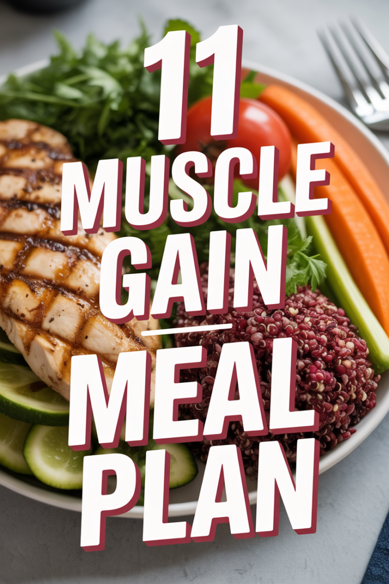 💪 11 Muscle Gain Meal Plan