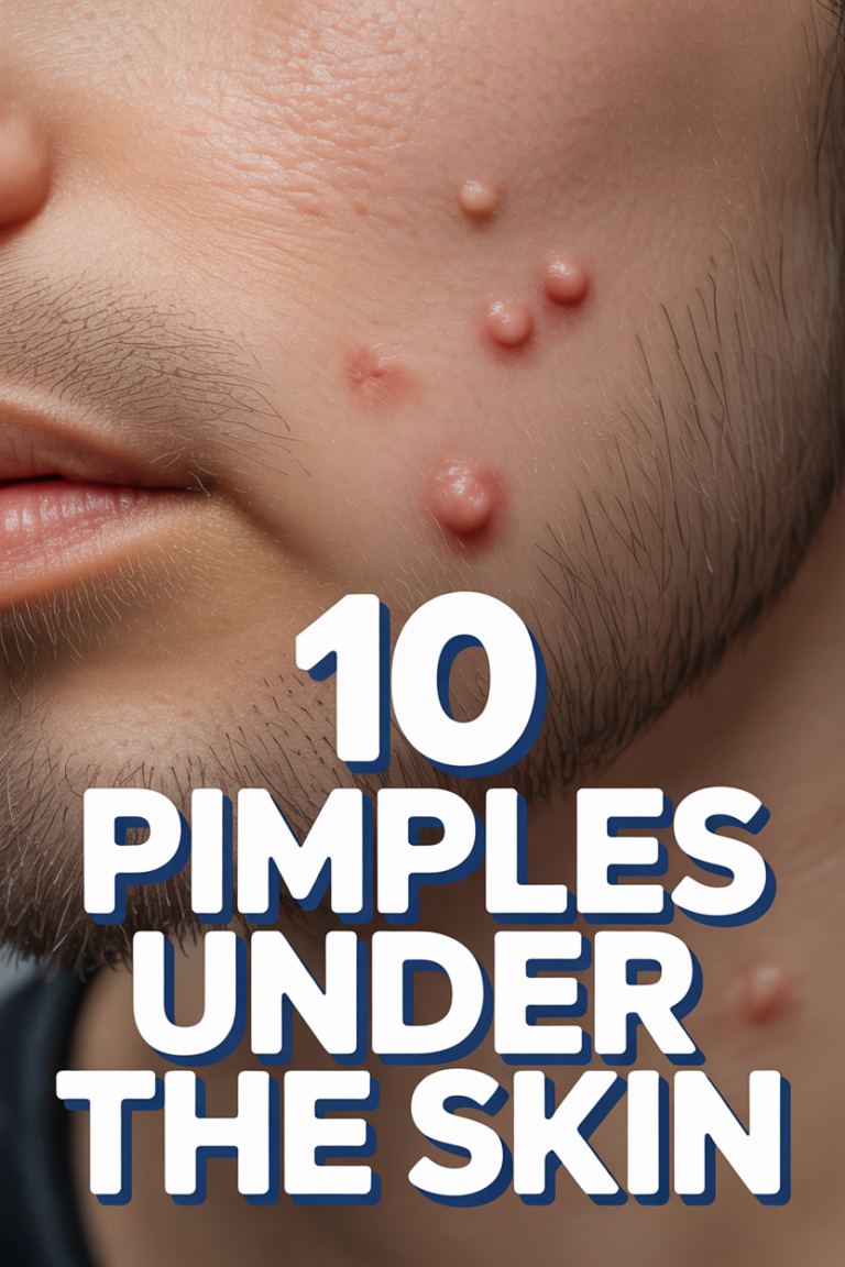 🔍 10 Pimples Under The Skin