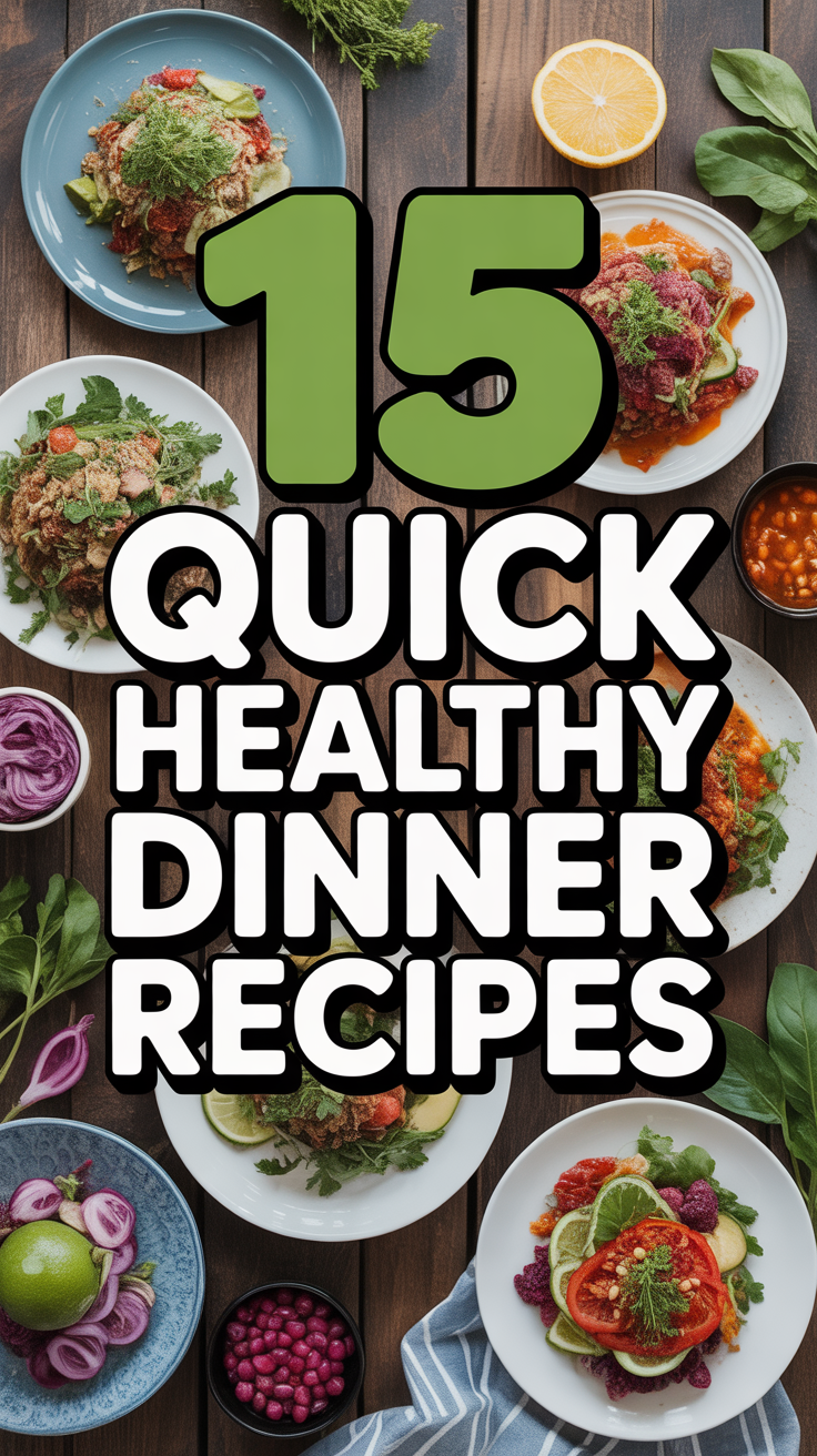🍳 15 Quick Healthy Dinner Recipes
