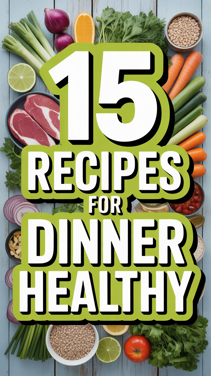 🥗 15 Recipes For Dinner Healthy