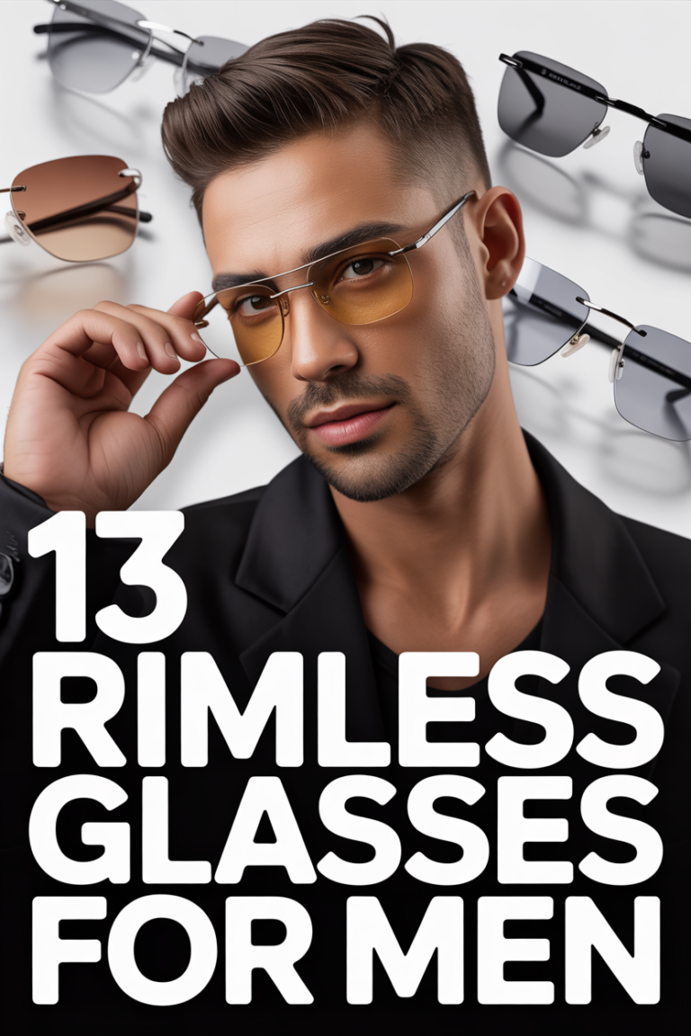 👓 13 Rimless Glasses For Men