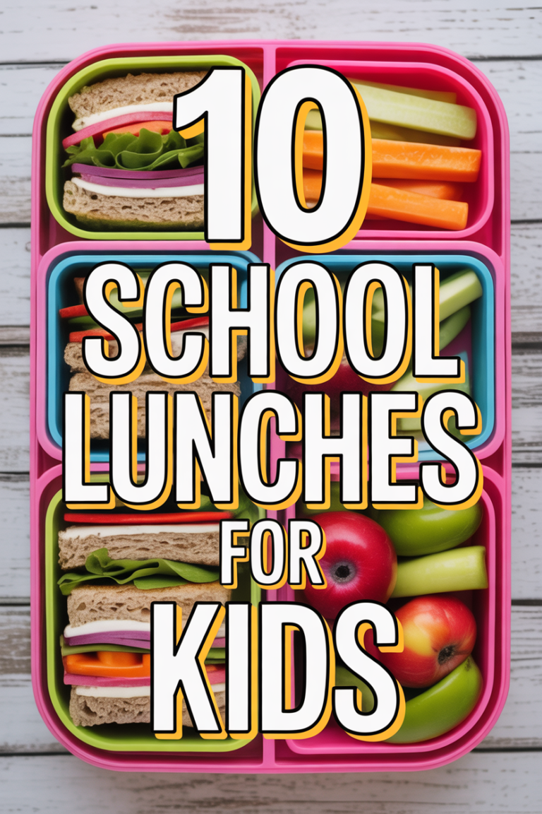 🥪 10 School Lunches For Kids