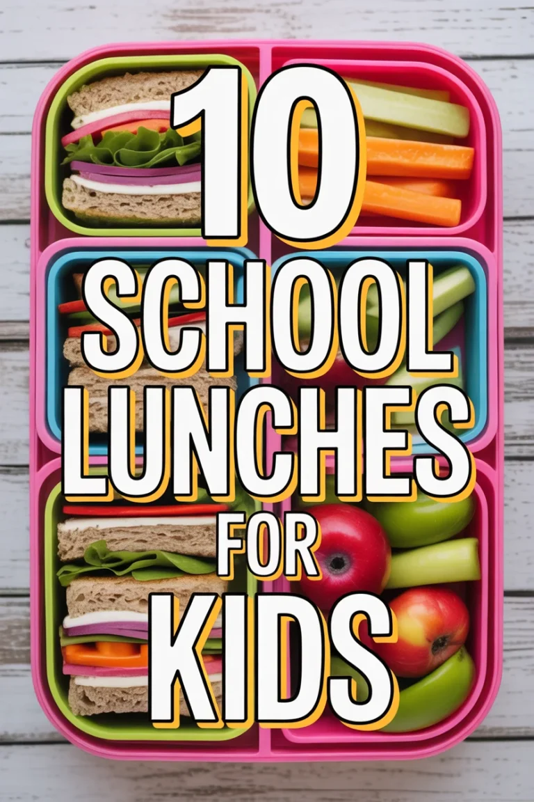 🥪 10 School Lunches For Kids