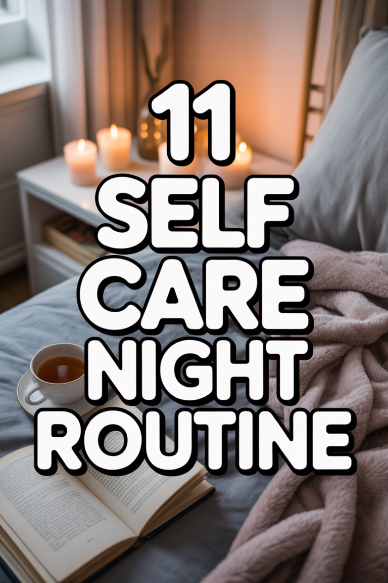 🌙 11 Self Care Night Routine