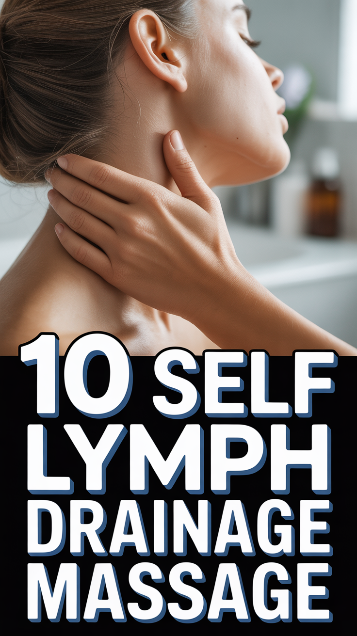 💧 10 Self Lymph Drainage Massage