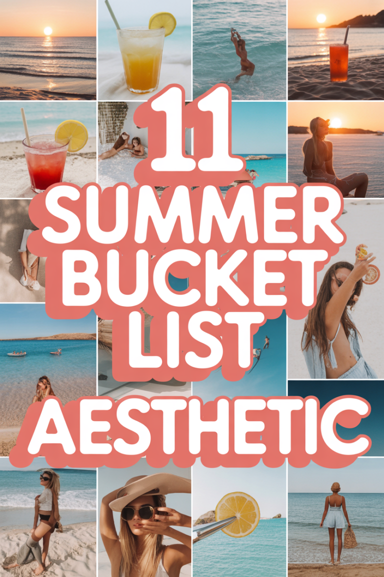 ☀️ 11 Summer Bucket List Aesthetic