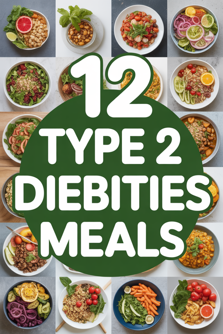🥑 12 Type 2 Diebities Meals