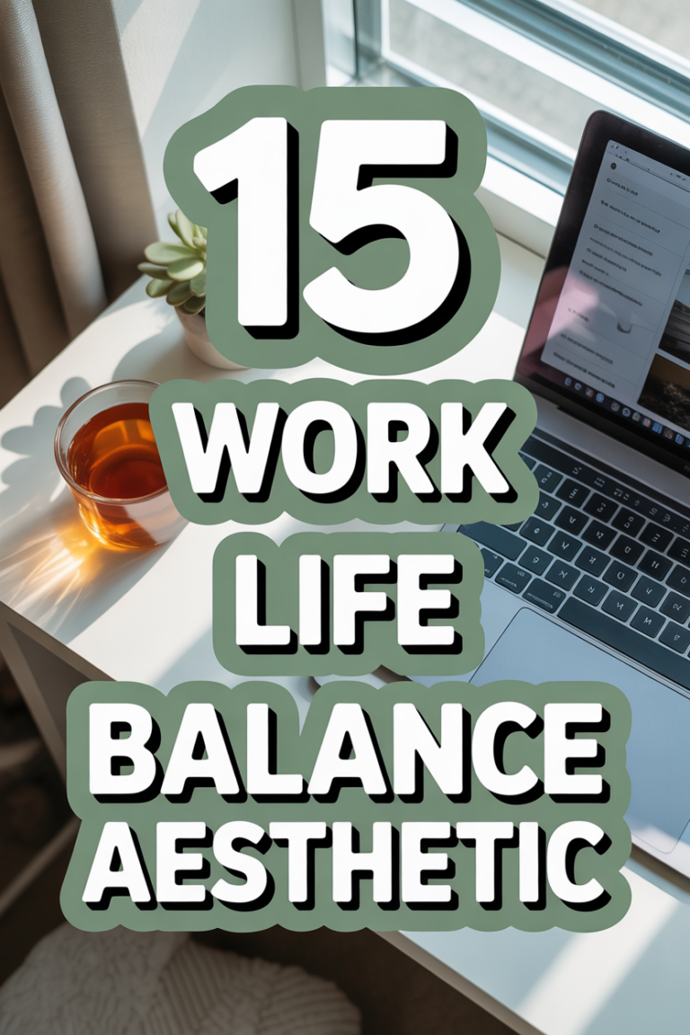 🧘‍♀️ 15 Work Life Balance Aesthetic