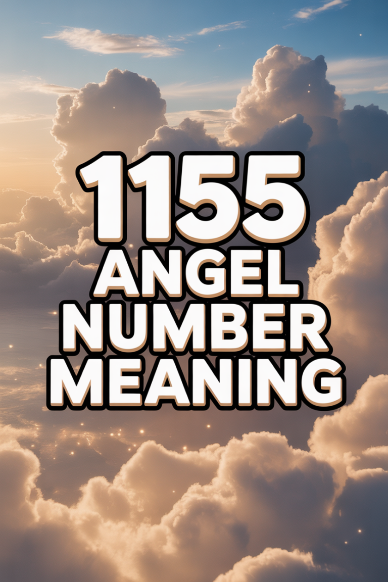 ✨ 1155 Angel Number Meaning