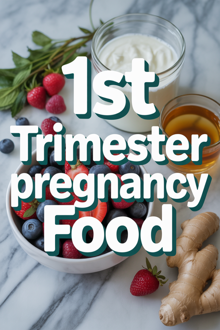 🤰 1st Trimester Pregnancy Food