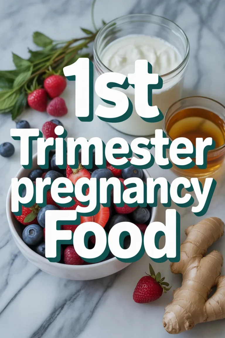 🤰 1st Trimester Pregnancy Food